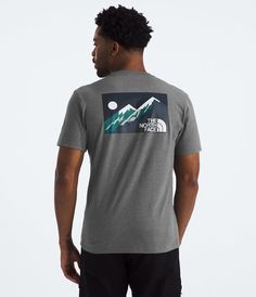 The Men’s Short-Sleeve TNF Mountain Moon Tee delivers on everyday comfort and versatility. And best of all, it’s made using at least 50% Climate Conscious Cotton grown by farmers using regenerative agricultural practices. Men's Men's T-shirts [North Face, Northface, thenorthface, the northface, TNF, tnf] The North Face Crew Neck Tops For Outdoor, Agricultural Practices, North Face Mens, The Men, Men Short Sleeve, Kid Shoes, North Face, The North Face, Fitness Models