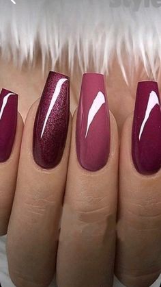 Mauve Nails, Special Nails, Pretty Nail Art Designs, Fancy Nails, Nail Arts, Nail Shapes, Nail Polishes, Purple Nails