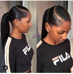 Long Ponytail Hairstyles, Slick Ponytail, Black Hair Updo Hairstyles, Weave Ponytail Hairstyles, Weave Ponytail, Black Ponytail Hairstyles, Straight Ponytail, Hair Summer