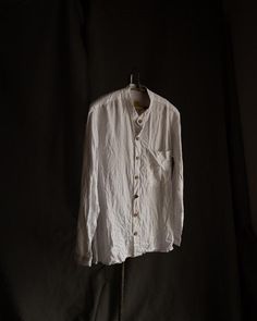 Linen men's shirt with hand stitched details- 100% natural high-quality medium weight linen - hand stitched details- classical shirt for any occasion - loose fit- buttoned up- large patch pocket- all the materials are prewashed to avoid shrinkage- total length:  74cm / 29.1" Mens White Linen Shirt, White Linen Shirt Men, Wedding Shirt, Shirt Linen, White Linen Shirt, Linen Men, Cotton Labels, Linen Tshirts, Wedding Shirts