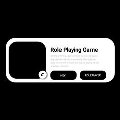 the role playing game is displayed in this black and white photo, with an arrow pointing to