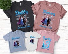 Frozen Birthday Shirt , Elsa Birthday Shirts, Frozen Custom Shirt , Frozen Personalized Tee, Frozen Family Party shirts BXM416 👏CONGRATULATIONS You have found an online shop with reasonable prices, amazing quality, and fast shipping  We offer shirts for VACATIONS, HOLIDAYS, EVENTS, FAMILY REUNIONS, BIRTHDAYS, MOTHER'S DAY, FATHER'S DAY, GRADUATIONS, FUNNY T-SHIRTS as well as CUSTOM T-SHIRTS.  💖Description💖  --About this T-shirt--  👉Our Adult Unisex T-Shirt brand is BELLA CANVAS Available in Frozen Birthday Shirt, Elsa Birthday, Girls Sister, Family Reunions, Family Party, Frozen Birthday, Family Parties, Custom Shirt, Birthday Shirt