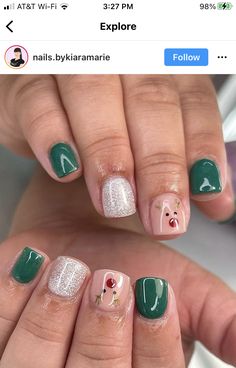 Rudolf Nails, Classy Gel Nails, Toes Ideas, Mom Challenge, Fall Acrylic, Crazy Nail Art, 2024 Nails, Super Cute Nails