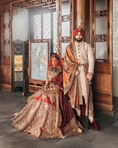 Amrit Photography on Instagram: "Imbued with elegance and grandeur, Sonia and Inderpal looked quintessentially regal in JJ Valaya Couture for their wedding. We look forward to sharing more from their incredible week of wedding festivities! Photography: @amritphotography Bride: @ws08_ Groom: @igrewal17 Videography: @madeinheavenweddings_ Event Design, Decor & Management: @luxaffairs Florals: @botanyandbloom Bride and Groom Attire: @jjvalaya Jewelry: @ajewelsbyanmol Hair & Makeup: @aquarius_art8 Photo Shoot Themes, Bride And Groom Attire, Red Saree Wedding, India Fashion Men, Jj Valaya, Beautiful Lehenga, Anand Karaj, Old Architecture, Wedding Outfits For Groom