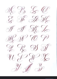 the letters and numbers are drawn in red ink on white paper with blue trimmings