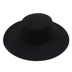 4.43932E+13 Black Fedora With Flat Crown For Spring, Black Flat Crown Hat For Spring, Black Spring Hat With Flat Crown, Black Adjustable Boater Hat With Flat Crown, Adjustable Black Boater Hat With Flat Crown, Black Fedora With Flat Crown For Fall, Black Summer Hat With Flat Crown, Adjustable Black Wide Brim Boater Hat, Winter Party Brimmed Boater Hat