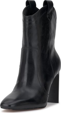 PRICES MAY VARY. Calf Circumference (IN) 12.2 Leather Upper Heel Height (IN) 3.3 Block Heel Round Toe Shoes Socks, Mid Calf Boots, Sock Shoes, Jessica Simpson, Mid Calf, Block Heels, Womens Boots, Heel Height, Leather Upper