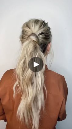 Girly Hair, Don't Blame Me, Hair Buns, Wedding Guest Hairstyles, Hair Blog, Easy Hair, Easy Hairstyles For Long Hair, Long Hair Women, Beauty Ideas