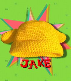 a handmade hat for big brothers  - Made with 100% Acrylic Yarn - One size  - Large Size friendly Big Brothers, Handmade Hat, Big Brother, Adventure Time, Acrylic Yarn, Large Size, Caps Hats, Accessories Hats, Winter Hats