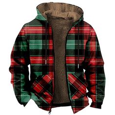 Season:Winter,Fall; Fabric:Polyester; Sleeve Length:Long Sleeve; Look After Me:Machine wash; Gender:Men's; Style:Casual,Daily; Elasticity:Stretchy; Tops Type:Hoodies,Fleece,Sweatshirt,Hoodie; Occasion:Vacation,Streetwear; Age Group:Adults; Fit Type:Tailored Fit; Pattern:Plaid; Design:Drawstring; Neckline:Hooded; Sports Clothing Sub Category:Hoodie,Fleece Hoodie; Listing Date:10/10/2024; Print Type:3D Print Winter Sweatshirt With Drawstring Hood, Red Hoodie For Winter Cold Weather, Red Winter Sweatshirt With Drawstring Hood, Red Drawstring Hood Sweatshirt For Winter, Red Fleece Sweatshirt For Winter, Red Hooded Fleece Sweatshirt, Red Hoodie For Cold Winter Weather, Red Cotton Winter Hoodie, Warm Hooded Sweatshirt For Winter