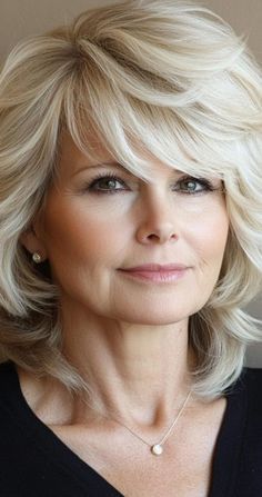 #beauty, #makeup, #skincare, #haircare ,#hairstyles ,#haircutt ,#weddinghairstyles 2025 Style, Stylish Short Haircuts, Natural Gray Hair, Hairstyles For Layered Hair, Blending Gray Hair, Female Human, Human Being, Aging Process, Women Hairstyles