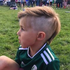 Boys Curly Haircuts Kids, Trending Boys Haircuts, Baby Mullet, Fohawk Haircut, Mullet Haircuts, Viking Haircut, Boys Hairstyle, Kids Hairstyles Boys