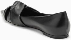 Slip into these chic and stylish black leather ballerina flats for a touch of elegance and sophistication. With a pointed toe design and front knot detail, these flats are perfect for adding a hint of flair to any outfit. Plus, the leather sole ensures all-day comfort and durability, making them a must-have for any fashion-forward wardrobe. Pointed toe design Front knot detail Leather sole for comfort and durability Ballerina Flats, Toe Designs, Black Flats, Jimmy Choo, Fashion Forward, Knot, Black Leather, Wardrobe, Leather