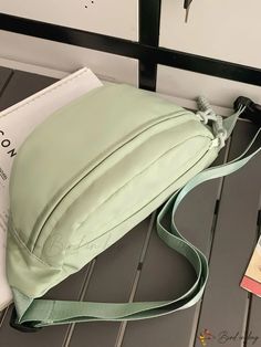 Bird in Bag - Womens Shoulder Bag, Tote Bag, and Waist Bag Set Practical Green Shoulder Bag With Large Capacity, Trendy Portable Softback Shoulder Bag, Green Large Capacity Pouch Bag, Versatile Green Portable Shoulder Bag, Portable Green Pouch Shoulder Bag, Large Capacity Green Pouch Bag, Trendy Green Backpack, Green Daily Use Bag, Green Portable Pouch Bag