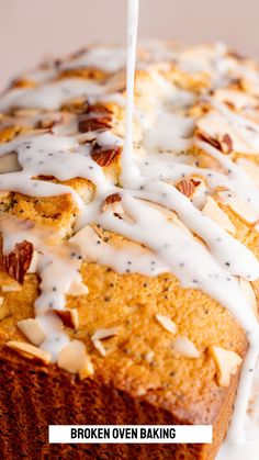 This moist almond cake recipe is similar to my Almond Poppy Seed Muffins, but it's richer thanks to the butter and sour cream. It pairs so well with your morning coffee or afternoon tea, so treat yourself to dessert for breakfast!