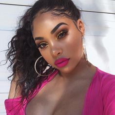 [New] The 10 Best Hairstyles Today (with Pictures) -   @itsmyrayeraye follow @divapophair #virginhair #wigs #hair #bundles #brazilianhair #humanhair #frontal #wig #lacefrontal #hairextensions #straighthair #laceclosure #fulllacewig #indianhair #peruvianhair #hairstylist #bodywave #bundledeals #hairstyles #closure #hairsalon #curlyhair #beauty #naturalhair #lacewigs #malaysianhair #hairweave #lacefrontwig #loosewave #divapophair Hot Pink Lips Makeup, Rihanna Makeup, Pink Lips Makeup, Eyebrow Design, Peach Lipstick, Hot Pink Lips, Lipstick Tube, Pink Lip Gloss, Natural Lipstick