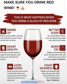 Red Wine Health Benefits, Red Wine Benefits, Wine Benefits, Wine Chart, Glass Of Red Wine, Italy Wine