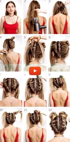 Tutorial Space Buns Festival Hair braided hairstyles for menbraided hairstyles for black hair kidsblack girl braids..