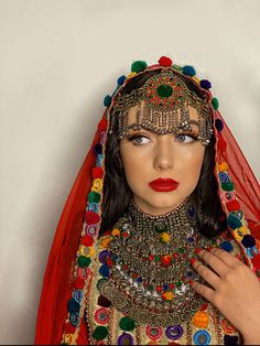 Traditional Iranian Clothing, Moroccan Bride, Digital Dress, Afghan Wedding, Afghan Girl, Vintage Choker Necklace, Moroccan Fashion