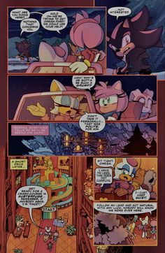 a page from sonic the hedge comic