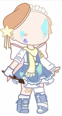 Gacha Mermaid Outfit, Outfit Gacha Club, Mint Outfit, Chibi Body, Gacha Things, Art Outfit