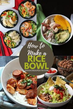 how to make a rice bowl