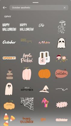 the halloween stickers are all different colors and sizes, but there is no image on them