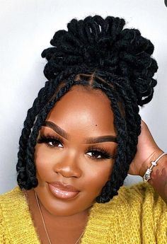 Dreads Styles For Wedding, Ras Hairstyles For Women, Dreadlocks Styling Ideas, Loc Styling Ideas, Dread Styles Women Short, Dreds Locs Black Women Styles Short, Styling Short Dreads Black Women, Dreadlocs Styling Ideas For Women, Loc Styles For Wedding Classy