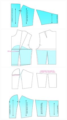 the instructions for how to make an origami top with sleeves and collars