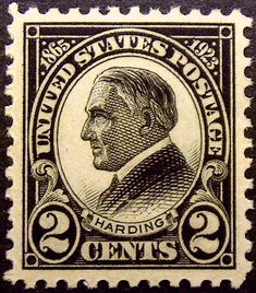 an old stamp with a man's face on it