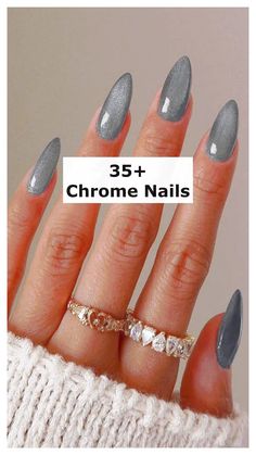 Discover 30+ Chrome Nails You Need to Try This Year! Elevate your style with stunning crome nails and intricate chrome nails designs. From white chrome nails to blue chrome nails, these looks are perfect for any season. Embrace chrome summer nails and achieve a sleek chrome manicure that stands out. These summer chrome nails will keep you looking chic and trendy all year long. Cat Eye Acrylic Nails, Eye Acrylic Nails, Nagellack Trends