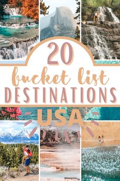 the top 20 bucket list destinations in usa