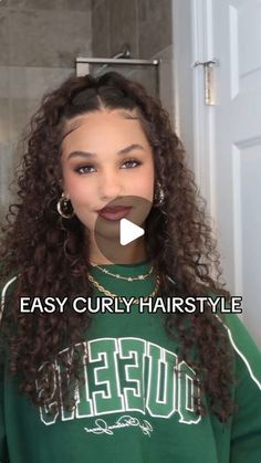 20M views · 2.1M likes | Ashlee West 🥥 on Instagram: "Obsessed 3x!! 💚" Picture Day Hairstyles Wavy Hair, Cute 3b Curly Hairstyles, Picture Day Hair Curly, Thanksgiving Hairstyles Curly Hair, Hair Styles For Long Wavy/curly Hair, Curly Hairstyles White Women, Cute Curly Hairstyles For Picture Day, Cute Hairstyles With Hair Down, Ashlee West Hairstyle