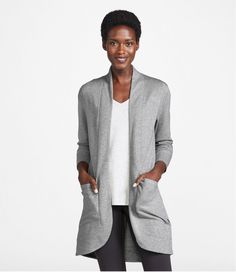 One Size V-neck Cardigan For Loungewear, Relaxed Fit V-neck Cotton Cardigan, Casual Non-stretch Cardigan At Affordable Price, Solid Color Non-stretch Long Sleeve Cardigan, Stretch Cotton V-neck Cardigan, Long Open Cardigan, Open Cardigan, Collar And Cuff, Amazing Women