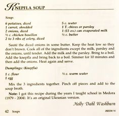 an old recipe is shown with instructions for cooking