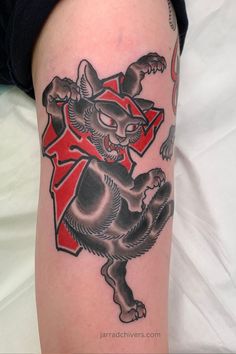 Nekomata, cat yokai tattoo, based on the work of Kyosai.
Follow for more cool cat tattoos Tattoo Japonais, Tatuaje Studio Ghibli, Lucky Cat Tattoo, Kitten Tattoo, See Tattoo, Kawaii Tattoo, Irezumi Tattoos, Cat Tattoo Designs, Tattoo Style Drawings