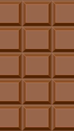 a chocolate bar is shown in the middle of it's brown wrapper pattern