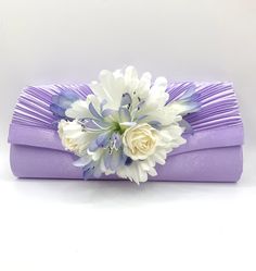 Stunning Sage Mint Green Flower Embellished Bridal Wedding Clutch Bag with Gold Chain  Soft Suede Style Finish Very Elegant Perfect Wedding Day Clutch Bag  Size Approx. 27cm x 14cm x 7cm Co-ordinating Shoes Also Available Purple Evening Bag For Wedding, Elegant Lavender Formal Bag, Purple Wedding Evening Bag, Elegant Flower Shaped Clutch For Formal Occasions, Elegant Purple Clutch For Events, Purple Rectangular Bags For Weddings, Elegant Embellished Purple Bags, Purple Rectangular Wedding Bag, Embellished Purple Evening Bag