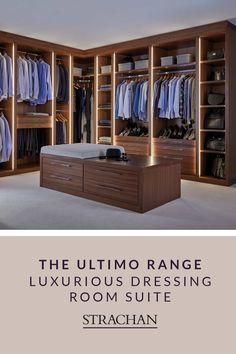 an image of a walk in closet with clothes