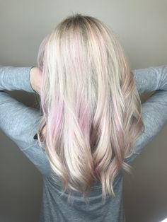 Blonde Pink Highlights, 2013 Hairstyles, Hairstyles Theme, Blonde Pink, Frozen 2013, Peekaboo Highlights