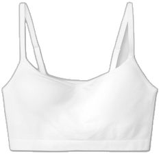 Fitted Cotton Sports Bra With Adjustable Straps, White Seamless Casual Bra, Everyday White Seamless Sports Bra, White Cotton Sports Bra With Built-in Bra, Everyday White Seamless Bra, Everyday Seamless White Bra, Everyday White Sports Bra With Adjustable Straps, Bra Art, Kids Feelings