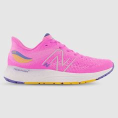 Breathable And Stylish, The New Balance Kids Fresh Foam X 880v12 Running Shoes Feel Comfortable And Are Perfect For Going On A Run. Style Code: Gp880p12 Size: 5.5(38) Wmns 23.5 Cm.O Condition: Brand New But Come In New Balance Replacement Box As Shown In The Picture. Textile And Synthetic Upper. Textile Lining. Removable Textile Insole. Cushioned Fresh Foam Performance Insole Lends Exceptional Support And Stability With A Lightweight Feel. Lace-Up Closure. Round Toe. Dual-Layer Midsole. Reflecti Pink Walking Shoes For Light Sports, Sporty Flat Running Shoes, Cushioned Sneakers For Running, Cushioned Flat Running Shoes For Sports, Pink Sneakers With Gel Cushioning And Round Toe, Pink Gel-cushioned Round Toe Sneakers, Pink Gel Cushioned Round Toe Sneakers, Pink Running Shoes With Removable Insole For Sports, Pink Sports Sneakers With Removable Insole