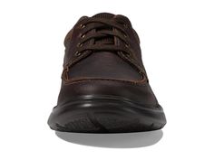 Take your casual look to the next level with the Clarks® Cotrell Edge lace-up oxford! Made of leather with stitch details and textile lining..Pull on lace-up construction with a round-toe silhouette..Cushioned Ortholite® footbed..Synthetic outsole..Imported..Product measurements were taken using size 7, width D - Medium. Please note that measurements may vary by size..Measurements: Weight: 8.2 oz Casual Oxfords With Rubber Sole, Casual Oxford Wingtip Lace-up Shoes, Casual Wingtip Oxford Lace-up Shoes, Casual Oxford-style Lace-up Wingtip Shoes, Casual Oxfords With Brogue Detailing, Casual Leather Brogue Lace-up Shoes, Casual Lace-up Oxford Shoes, Casual Oxfords With Stitched Sole For Work, Casual Low-top Oxfords For Fall