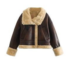 Shipping: Worldwide Express Shipping AvailableDelivery time: 7-15Days Fast ShippingReturns: Fast refund, 100% Money Back Guarantee. Ladies Waistcoat, Biker Coat, Fur Leather Jacket, Loose Fashion, Trendy Jackets, Female Shorts, Aviator Jackets, Winter Trends, Coat Outfits