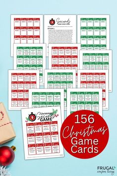 printable christmas games for kids to play on the table with presents and ornaments around them