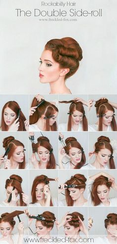 Stile Pin Up, Freckled Fox, 1950s Hairstyles, Hair Dyed