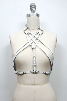 Harnesses Zana Bayne, Medical Fashion, Leather Wear, Body Harness, Leather Corset, Leather Harness, Dark Fashion, Leather Design