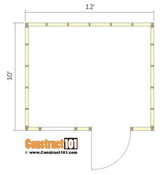 an image of a room with measurements for the wall and ceiling area, as well as floor