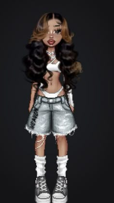 Bratz Fashion Outfits, Edgy Summer Outfits, Imvu Outfits Ideas Cute, Fashion Gal, European Summer Outfits, Bratz Inspired Outfits, Easy Trendy Outfits, Virtual Fashion, Cute Summer Outfits