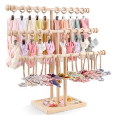 PRICES MAY VARY. 【 Unique Design 】 :The wooden rod end of the headband holder has an anti slip design to prevent the circular clip and headband from slipping. The rectangular base has good stability and won't shake. The three-layer storage and base design add more storage space. 【Baby room decoration】:AOFLLU headband holder for baby girl can help you store baby hair accessories and also decorate rooms. The headband holder organizer adopts log style, which is very suitable for hanging in baby roo Baby Headband Holders, Baby Shower List, Infant Hair, Hair Bow Organizer, Headband Organizer, Tummy Time Activities, Bow Organizer, Organizing Hair Accessories, Baby Changing Tables